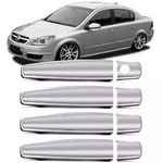Aplique Capa Maçaneta S10 2012 a 2015 Cruze 2013 a 2016 Captiva 2009 a 2016 Agile 2009 a 2014 Vectra 2006 a 2010 4 Portas Cromada ShekParts