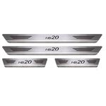 Soleira Porta HB20 Aço Inox Escovado Mult