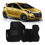 Tapete Carpete HB20 /2016 Preto Flash