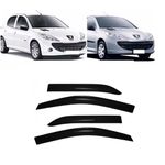 Calha de Chuva Defletor 206SW 207SW e Escapade 2000 a 2013 4 Portas TG Poli