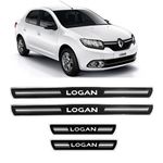 Soleira Porta Logan Sedan Resinado Preto URA
