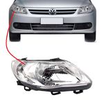 Farol Gol 2008 a 2013/ Saveiro/ Voyage G5 Direito Máscara Cromada