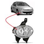 Farol de Milha Auxiliar Peugeot 206 1998 a 2003 Direito