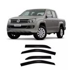 Calha de Chuva Defletor Amarok 2010 a 2023 4 Portas TG Poli