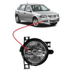 Farol de Milha Gol G4/ Parati/ Saveiro/ Polo/ Fox/ Crossfox/ Spacefox 2006 a 2014 Direito