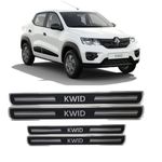 Soleira Porta Kwid Resinado Premium Preto URA