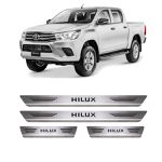 Soleira Porta Hilux Aço Inox Escovado Mult