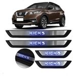 Soleira Porta Led Kicks Aço Inox Escovado e Plástico Suits