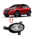 Farol de Milha Auxiliar HRV 2015 a 2017 com Suporte Esquerdo Rufato