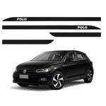 Kit Friso Lateral Slim Polo Preto Ninja Sean Car