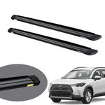 Estribo Corolla Cross 2021/ Slim Aluminio Preto CCF