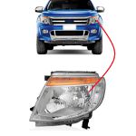Farol Ranger 2013 a 2016 Cromado Esquerdo