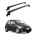 Rack de Teto Citroen C3 2002 a 2012 4 Portas Projecar Preto