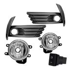 Kit Farol de Milha Corolla 2017/2018 Botão Modelo Original Suits