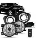 Kit Farol de Milha Auxiliar L200 Triton HPE 2011 A 2013 Botão Modelo Original Suits