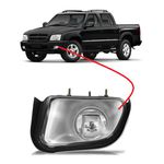 Farol de Milha Auxiliar S10 2001 a 2011 Blazer Pitbull Esquerdo Zeene 