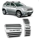 Pedaleira Duster 2012 a 2020 Automático Aço Inox GPI