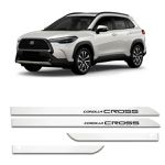 Kit Friso Lateral Corolla Cross Branco Lunar Slim Flash