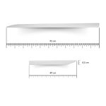 Kit Friso Lateral Slim HB20 Sedan Cinza Silk Flash