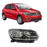 Farol Saveiro 2017/2023 Gol G8 2018/2023 Foco Duplo Cromado Direito