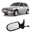 Retrovisor Uno Fire 2006 a 2012 4 Portas Esquerdo com Controle Retrovex