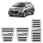 Pedaleira HB20 Manual (Todos) Aço Inox GPI