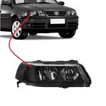 Farol Gol G3 2000 a 2005 Direito Foco Duplo Mascara Negra 