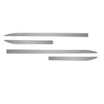 Kit Friso Lateral Slim Onix 2012/ Prata Shark com Nome Cromado