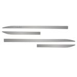 Kit Friso Lateral Slim Prisma 2013 a 2021 Prata Switchblade com Nome Cromado