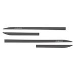 Kit Friso Lateral Slim Argo 2017/ Cinza Silverstone com Nome Cromado