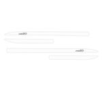 Kit Friso Lateral Slim HB20 2013/ Branco Atlas com Nome Cromado