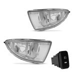 Kit Farol de Milha Civic 2004/2005 Botão Modelo Original Suits