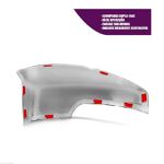 Aplique Retrovisor Ecosport 2013 a 2022 Direito com Furo ShekParts