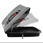 Bagageiro Fechado 360 Litros Cinza Rackbox