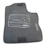 Tapete Carpete Spin Preto Flash