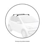 Rack de Teto New Fiesta 2014 a 2017 Projecar Preto