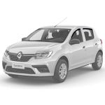 Calha de Chuva Defletor Sandero 2015 a 2025 e Stepway 2024 4 Portas TG Poli