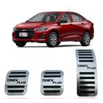 Pedaleira Onix Plus 2020/ Manual Aço Inox GPI