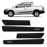 Kit Friso Lateral Saveiro Robust Cabine Dupla 2016/ Sanfris