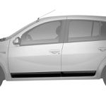 Kit Friso Lateral Sandero 2008 a 2014 4 Portas Sanfris