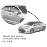 Calha de Chuva Inteiriça Slim Corolla Sedan 2020 a 2025 TG Poli