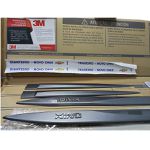 Kit Friso Lateral Onix 2020/ Cinza Satin Steel com Nome Cromado Original
