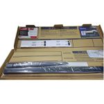 Kit Friso Lateral Tracker 2021 a 2025 Cinza Satin Steel com Nome Cromado Original