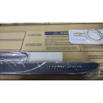Kit Friso Lateral Tracker 2021 a 2025 Cinza Satin Steel com Nome Cromado Original