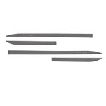 Kit Friso Lateral Slim T-Cross 2019/ Cinza Platinum com Nome Cromado
