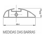 Rack de Teto New Wave Preto 206 99/10 207 08/16 4 Portas Eqmax