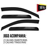 Calha de Chuva Defletor C3 2003 a 2012 4 Portas TG Poli