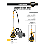 Lixadeira Paredes E Tetos SH-900B Turbo 1200W 220V Stone Hammer 