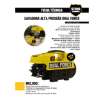 Lavadora De Alta Pressão Dual Force 220v Stone Hammer 