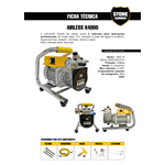 Máquina Airless x-4000 Diafragma 220v Stone Hammer 